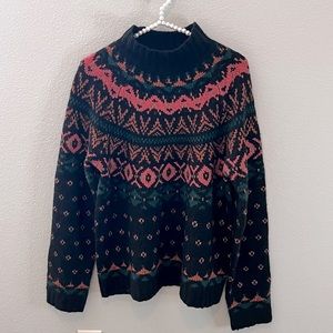 American Eagle Jewel Tone Winter Sweater
